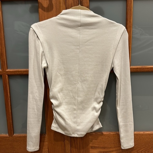 NWOT Michael Stars light gray mock turtleneck! - Picture 4 of 10